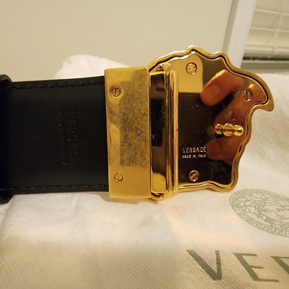 Versace Reversible Gold Medusa belt - Picture 2 of 4